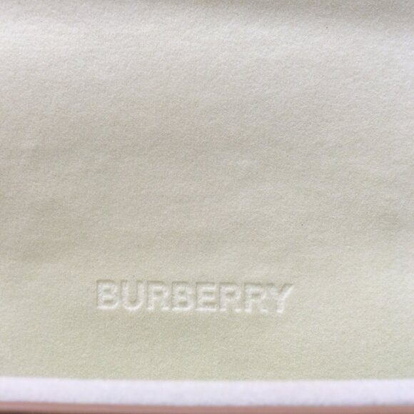 BURBERRY Large Tan Leather Sun Glass Eyeglass Case - Picture 6 of 6